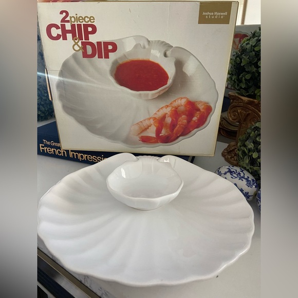 White Chip/Dip Server Set - Picture 5 of 7